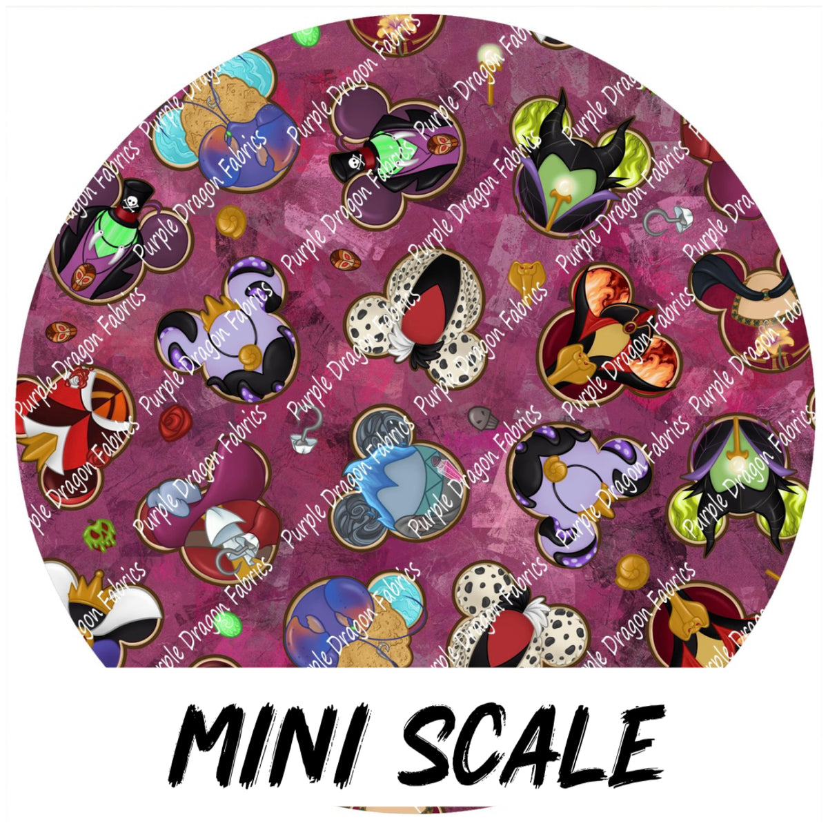 Villains Cookies (Burgundy, Mini Scale)
