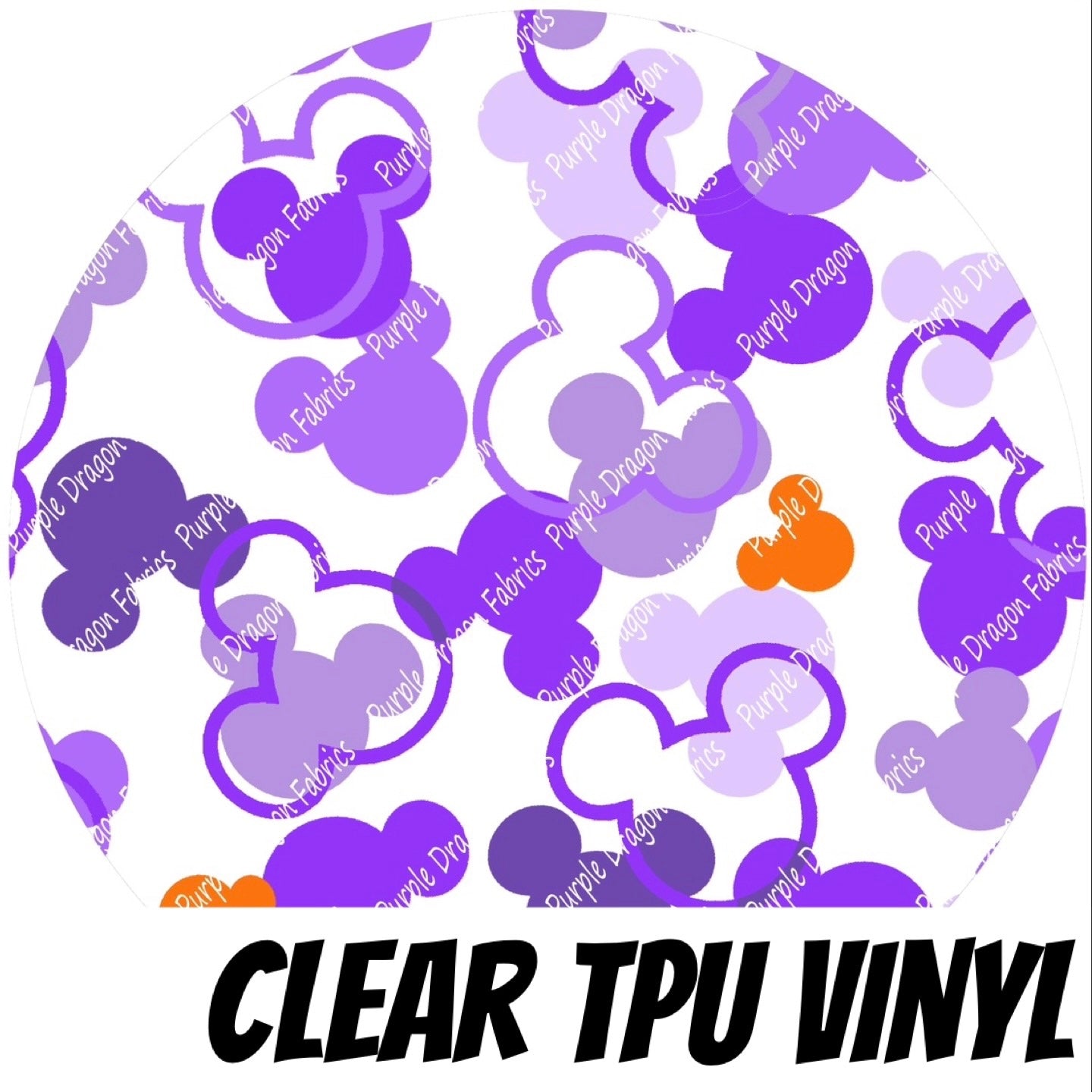 Floral Friends - Fig-fetti 2.0 - CLEAR TPU VINYL