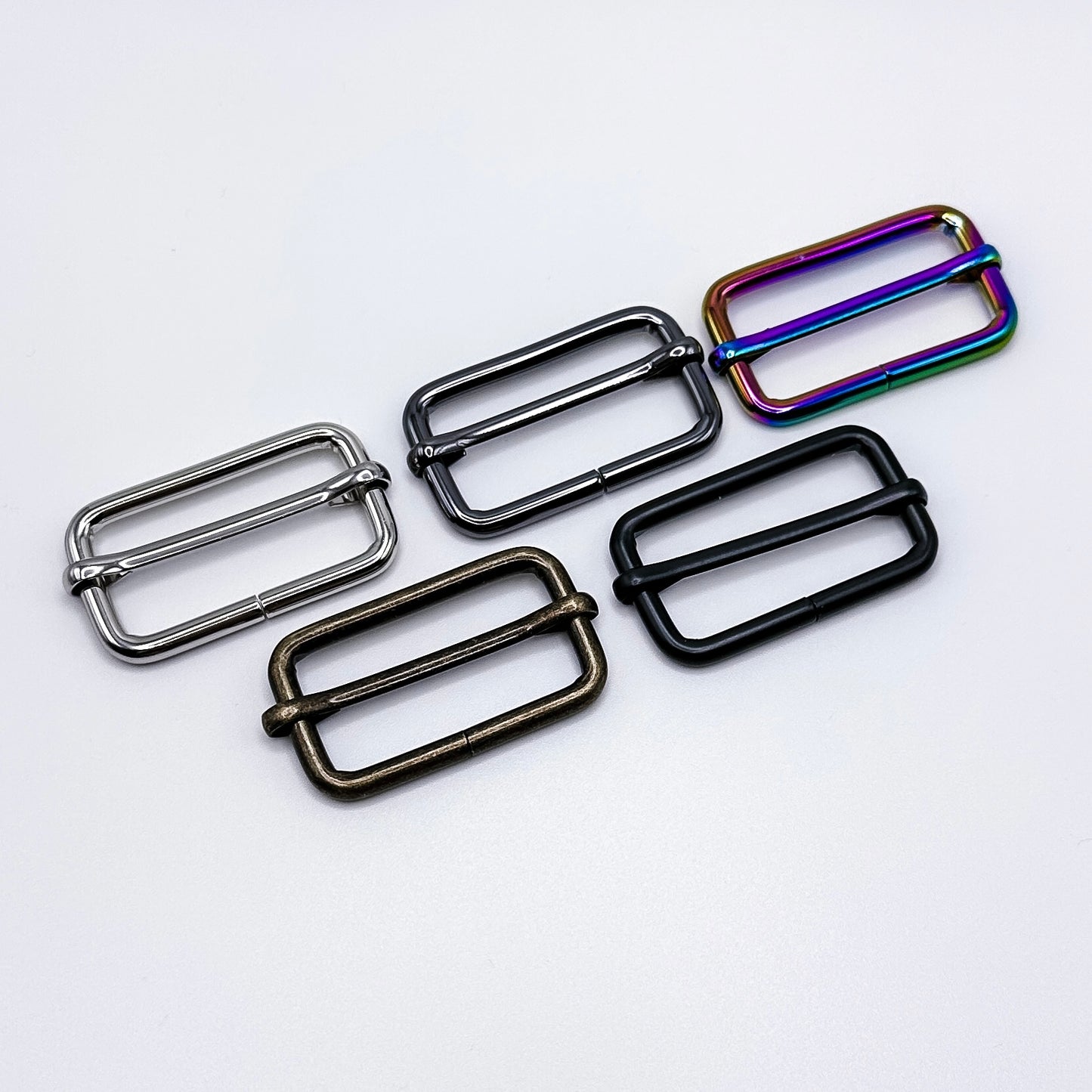 1.5" Adjustable Strap Buckles - Pack of 2