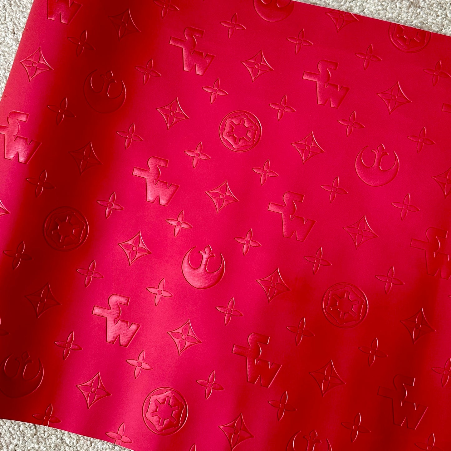 Pearl Cranberry "Galaxy" - EMBOSSED VINYL