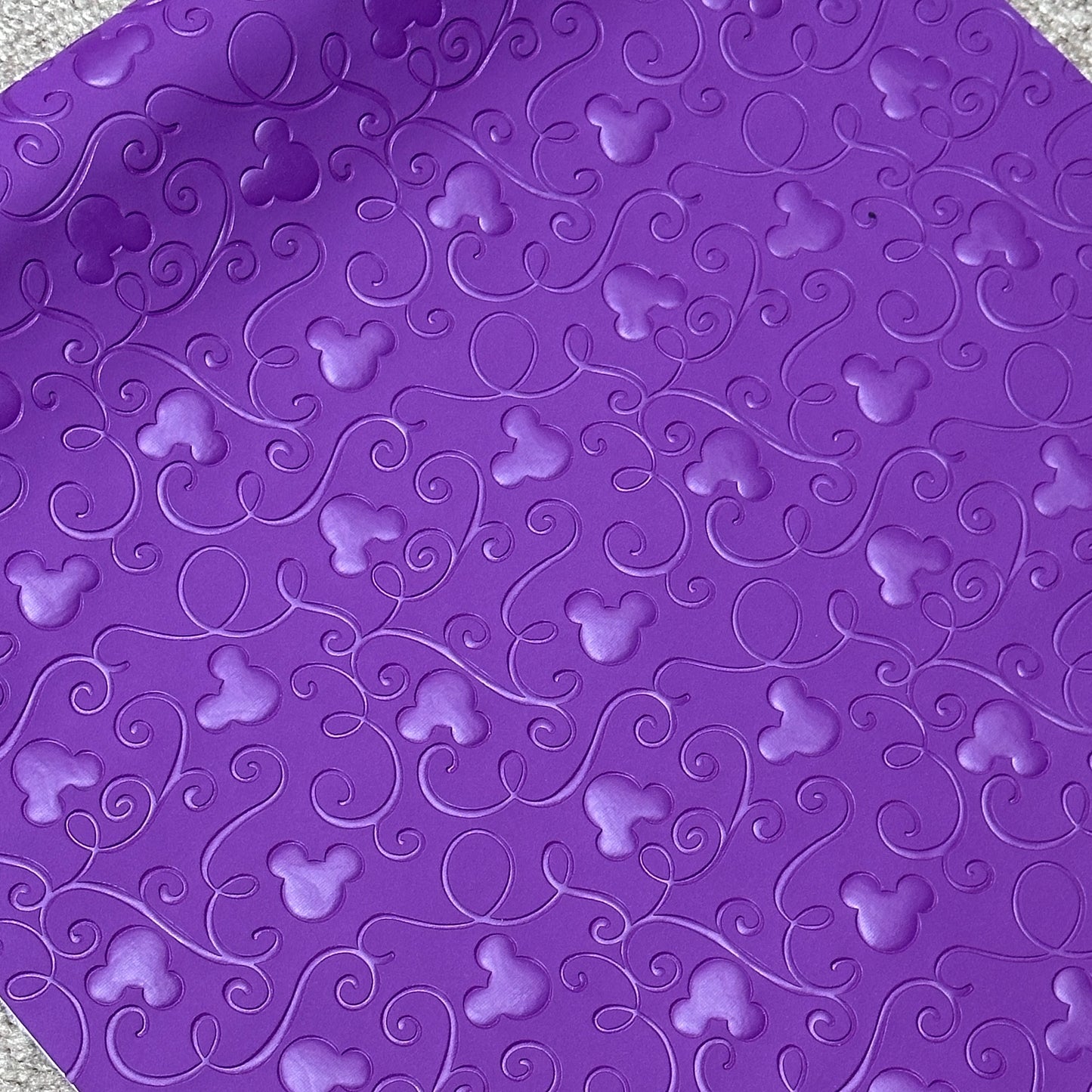 Violet "Mouse Swirl" Smooth Texture - EMBOSSED VINYL
