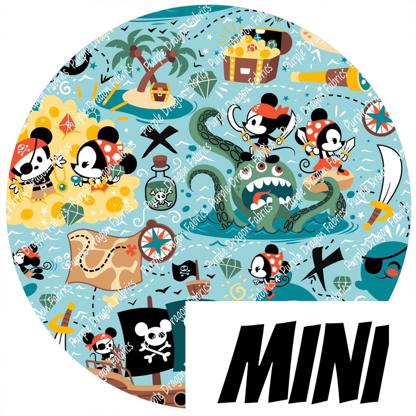 Pirate Mouse (MINI) - WATER RESISTANT CANVAS