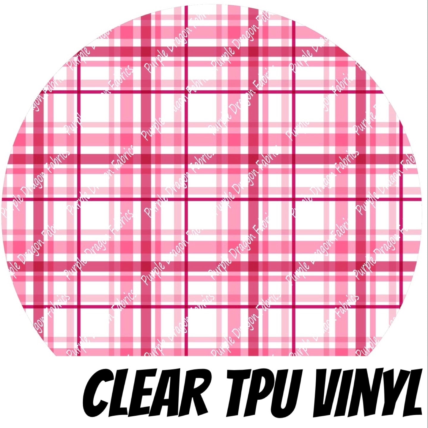 Floral Friends - Marie Plaid - CLEAR TPU VINYL