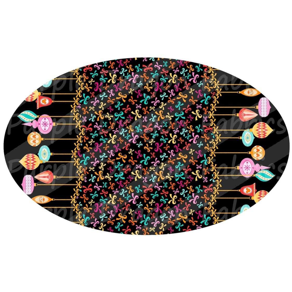 Retro Ornaments - DOUBLE BORDER - WOVEN