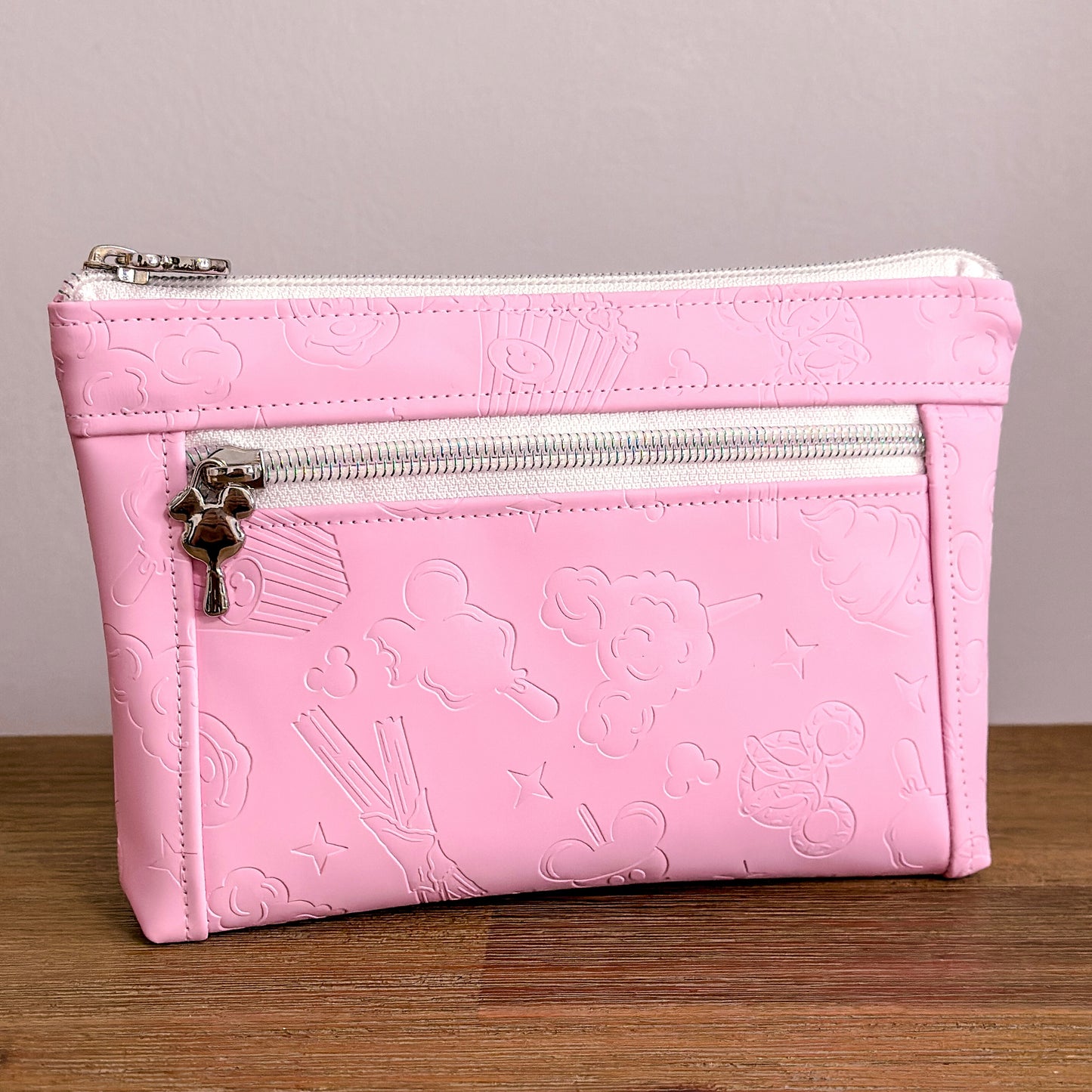 Light Pink "Snacks" Smooth Texture - EMBOSSED VINYL
