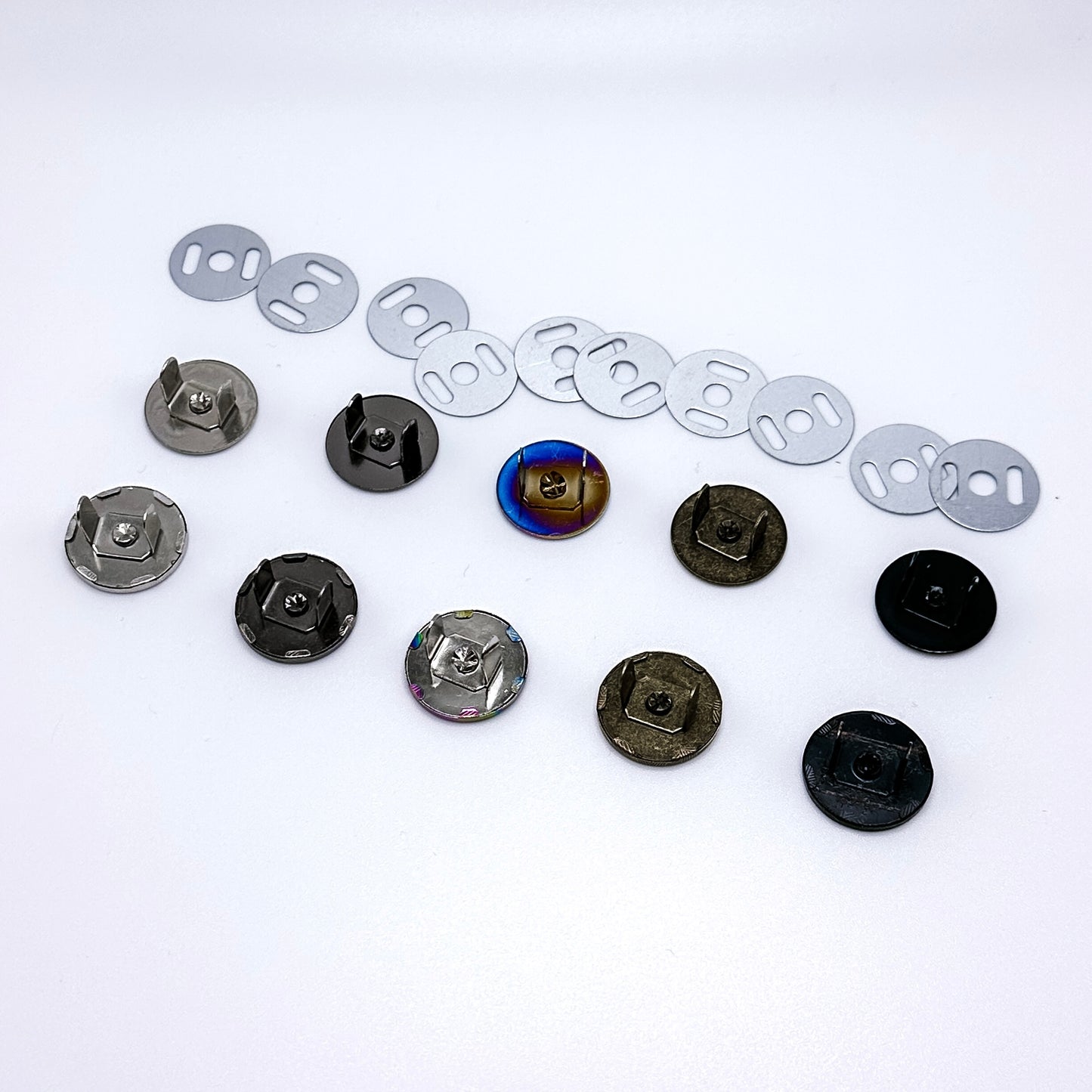 Slim Magnetic Snaps 18mm - Pack of 5