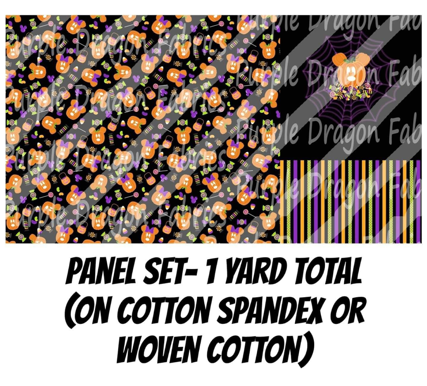 Mouse Pumpkin - Panel Set - KNIT