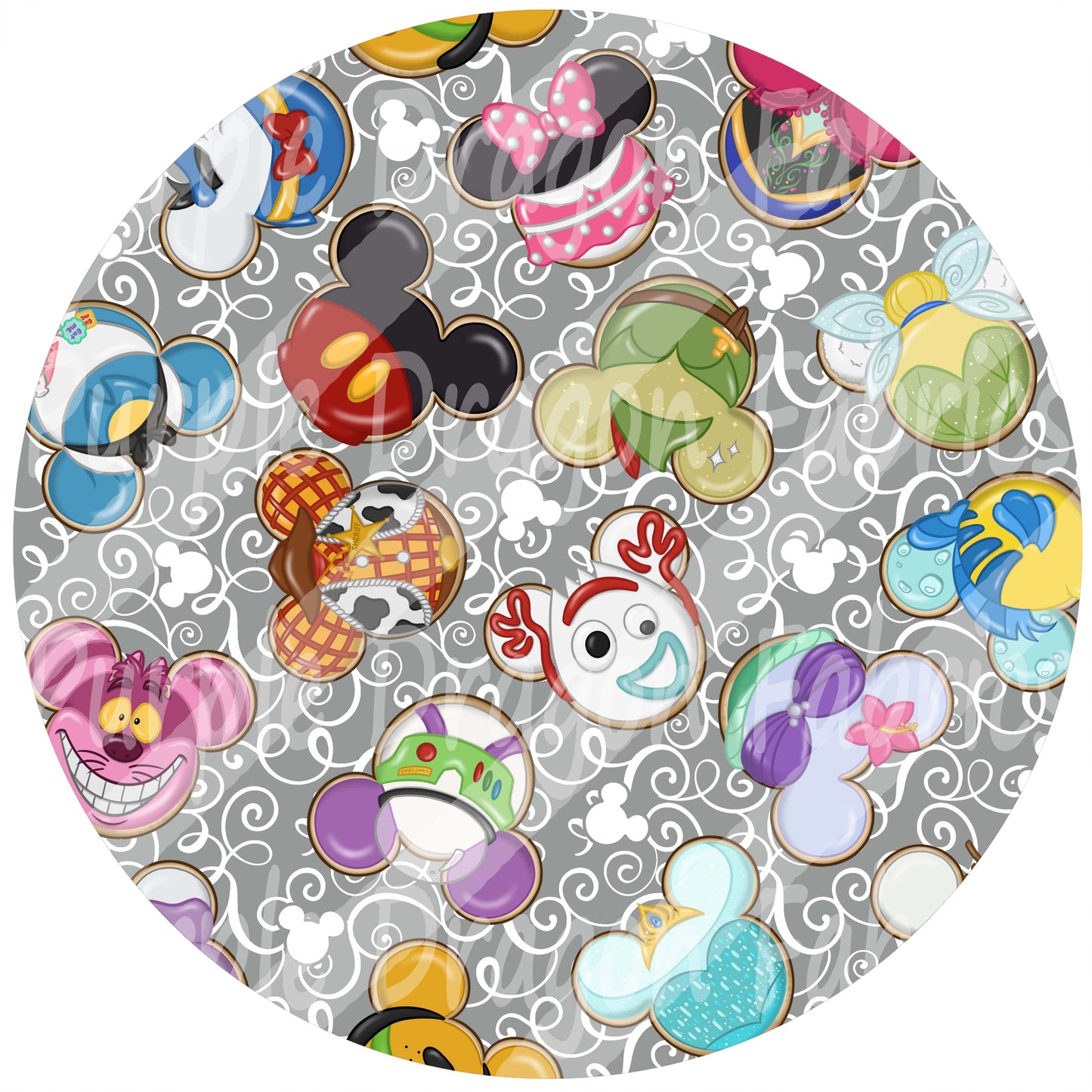 Character Cookies GREY - KNIT