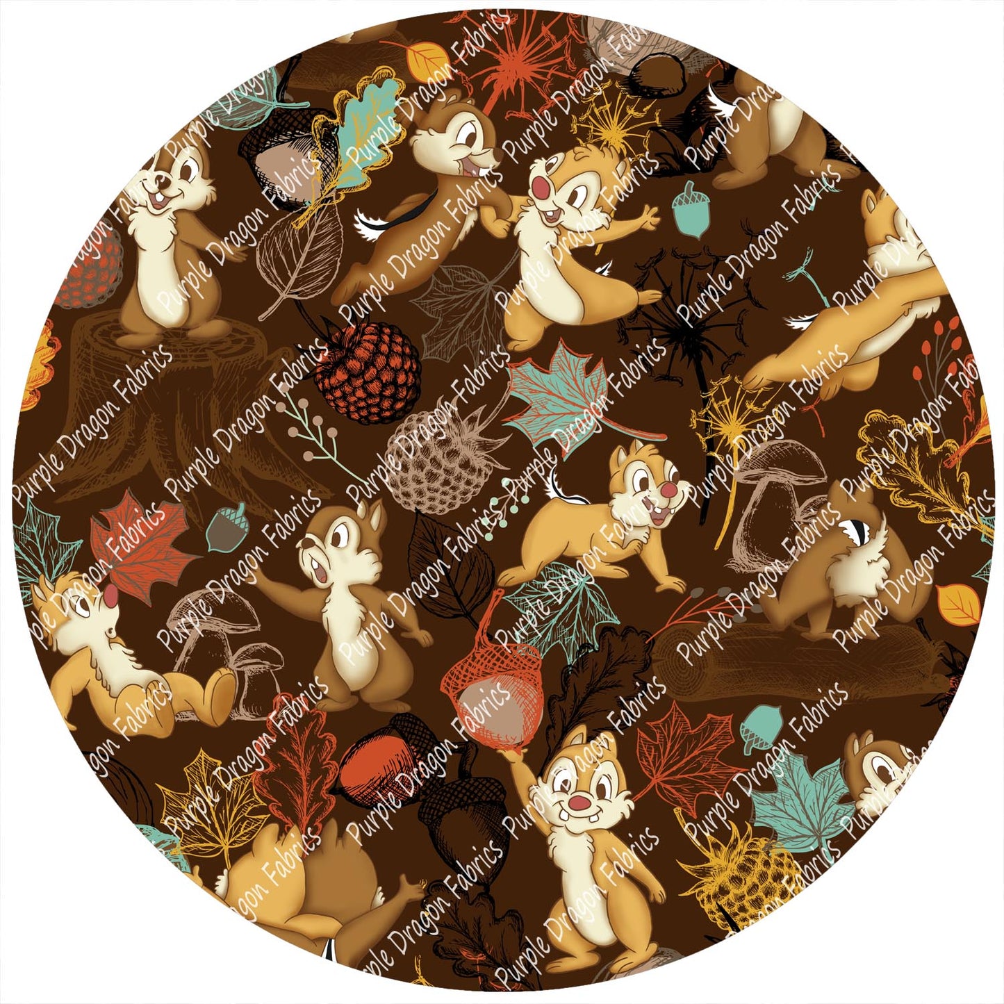 Fall Chipmunks - BAMBOO KNIT