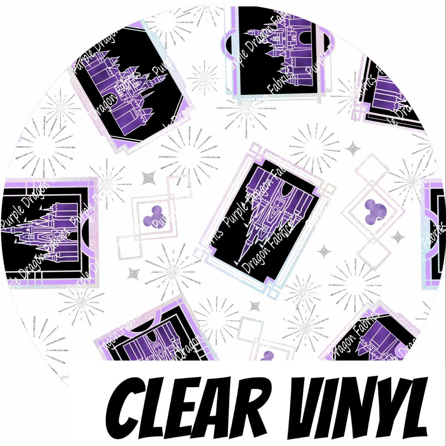 100th Castles (MINI SCALE) - CLEAR PVC VINYL