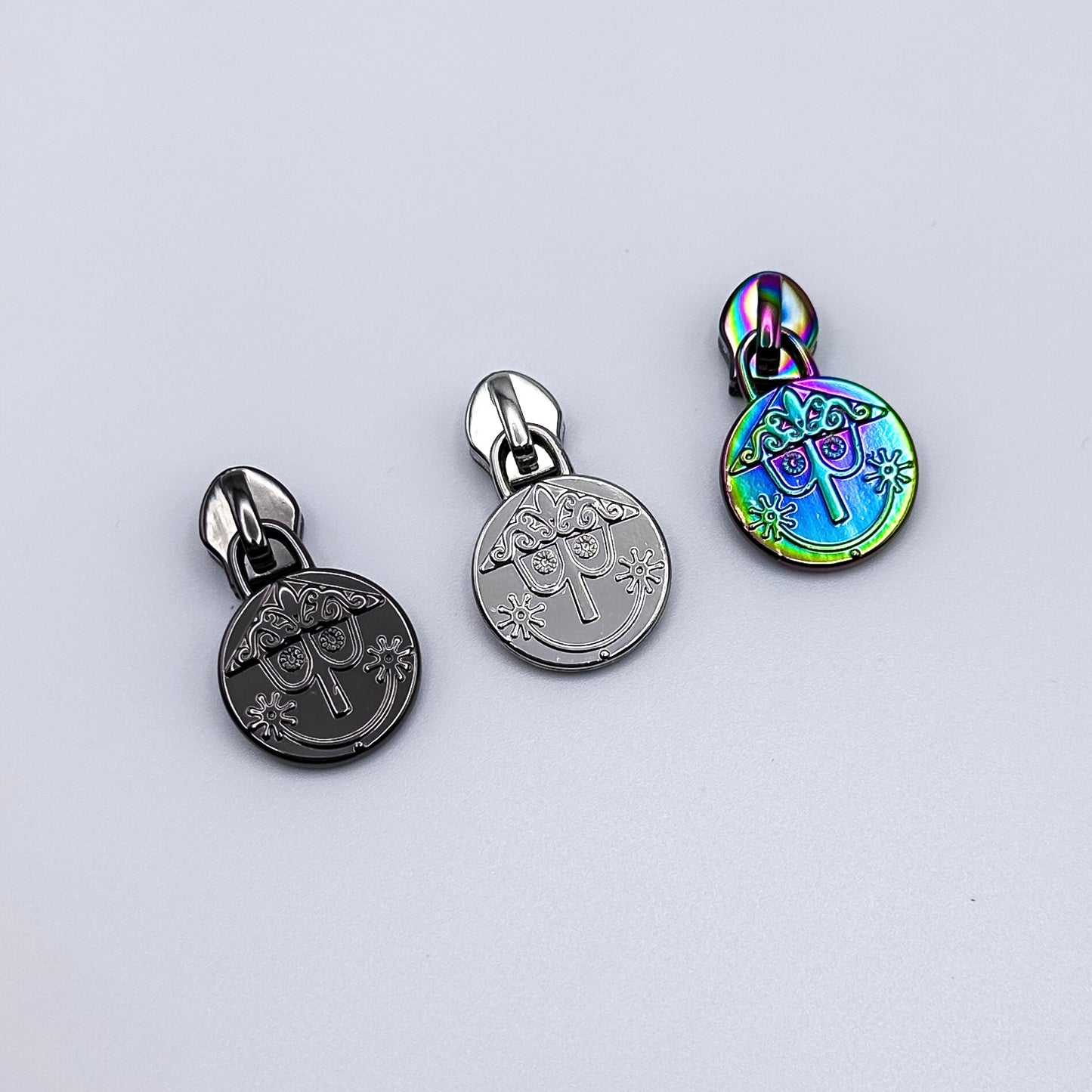 Clock Face - Zipper Pulls