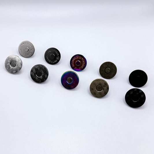 Slim Magnetic Snaps 18mm - Pack of 5