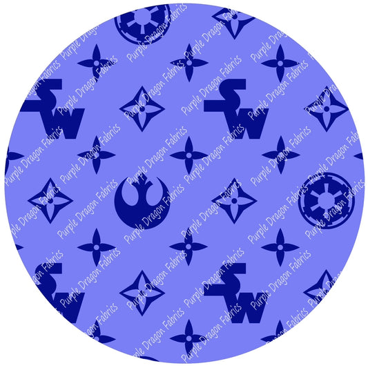 Galaxy Medallion (BLUE) - CANVAS