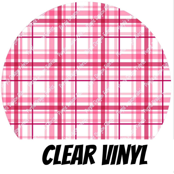 Floral Friends - Marie Plaid - CLEAR VINYL