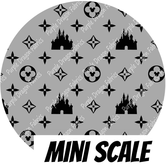 Castle Medallion (GREY) - MINI SCALE - KNIT