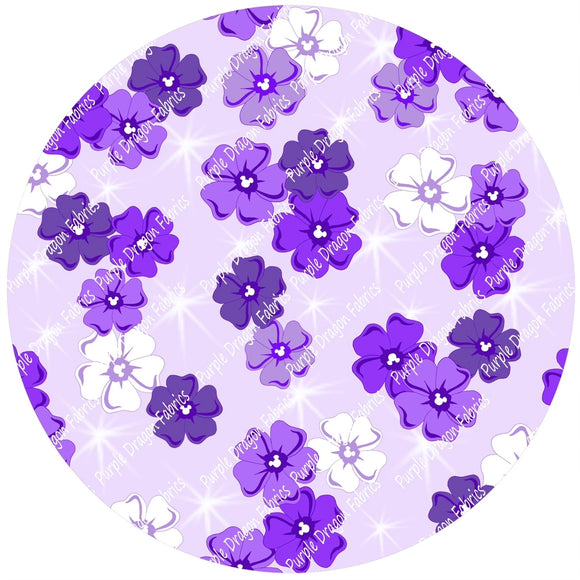 Floral Friends - Fig Floral Coordinate - WATER RESISTANT CANVAS