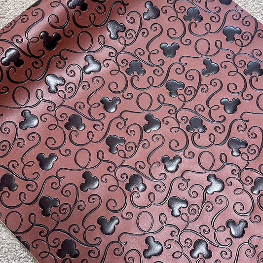 Espresso Two-tone "Mouse Swirl" Smooth Texture - EMBOSSED VINYL