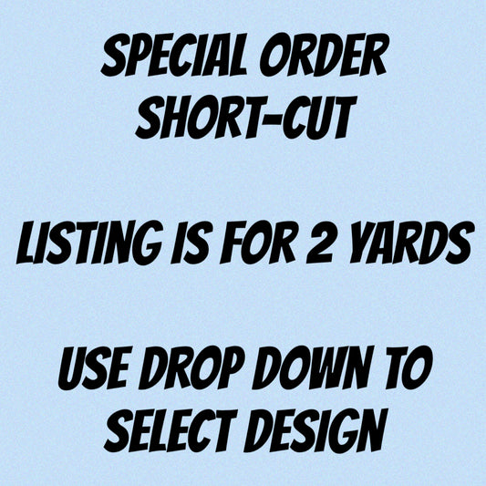 * SPECIAL PRE-ORDER : COTTON WOVEN (2 Yards)