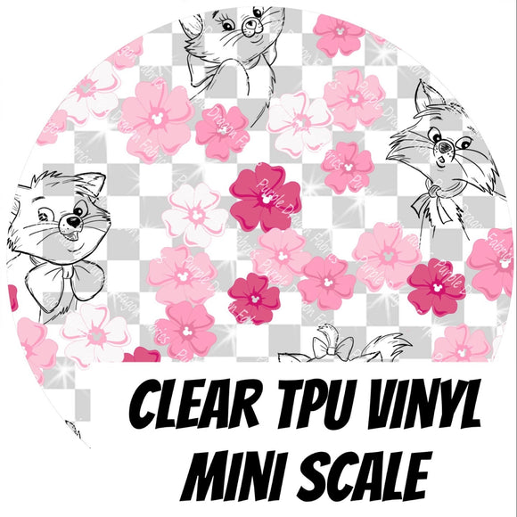 Floral Friends - Marie (Mini Scale) - CLEAR TPU VINYL