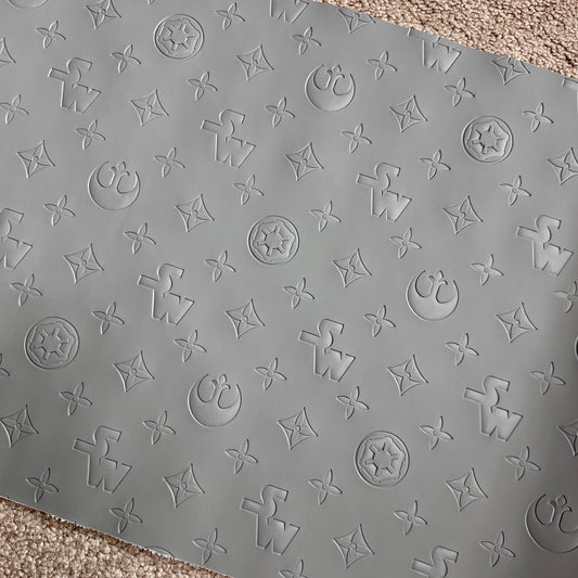Gray "Galaxy" Smooth Texture - EMBOSSED VINYL