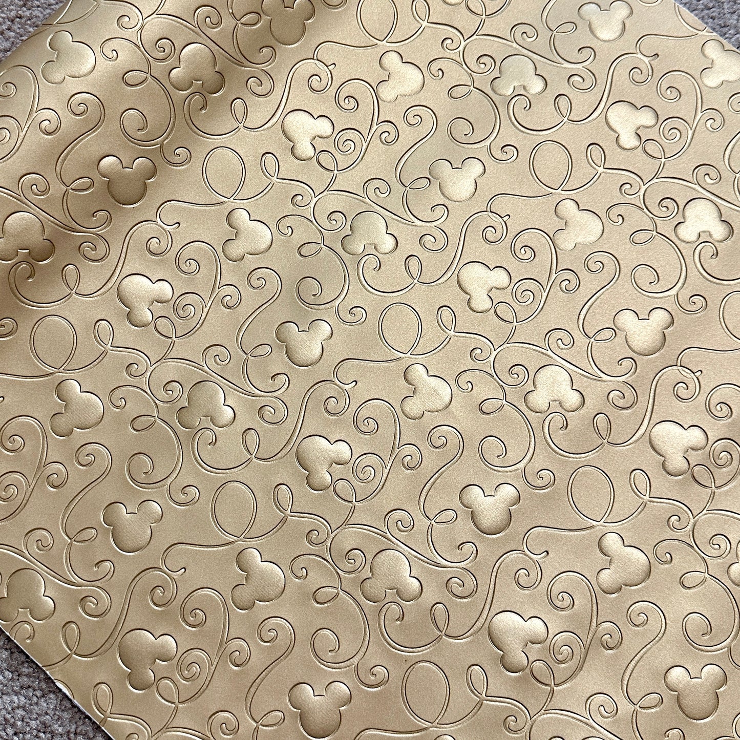 Pearl Gold "Mouse Swirl" Smooth Texture - EMBOSSED VINYL