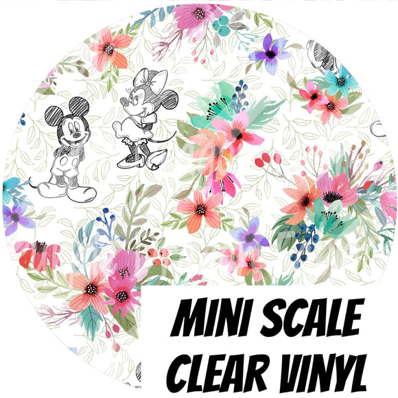 Sketch Floral (MINI SCALE) - CLEAR VINYL
