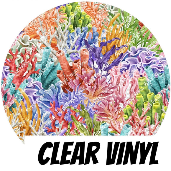 Coral Coordinate - CLEAR VINYL