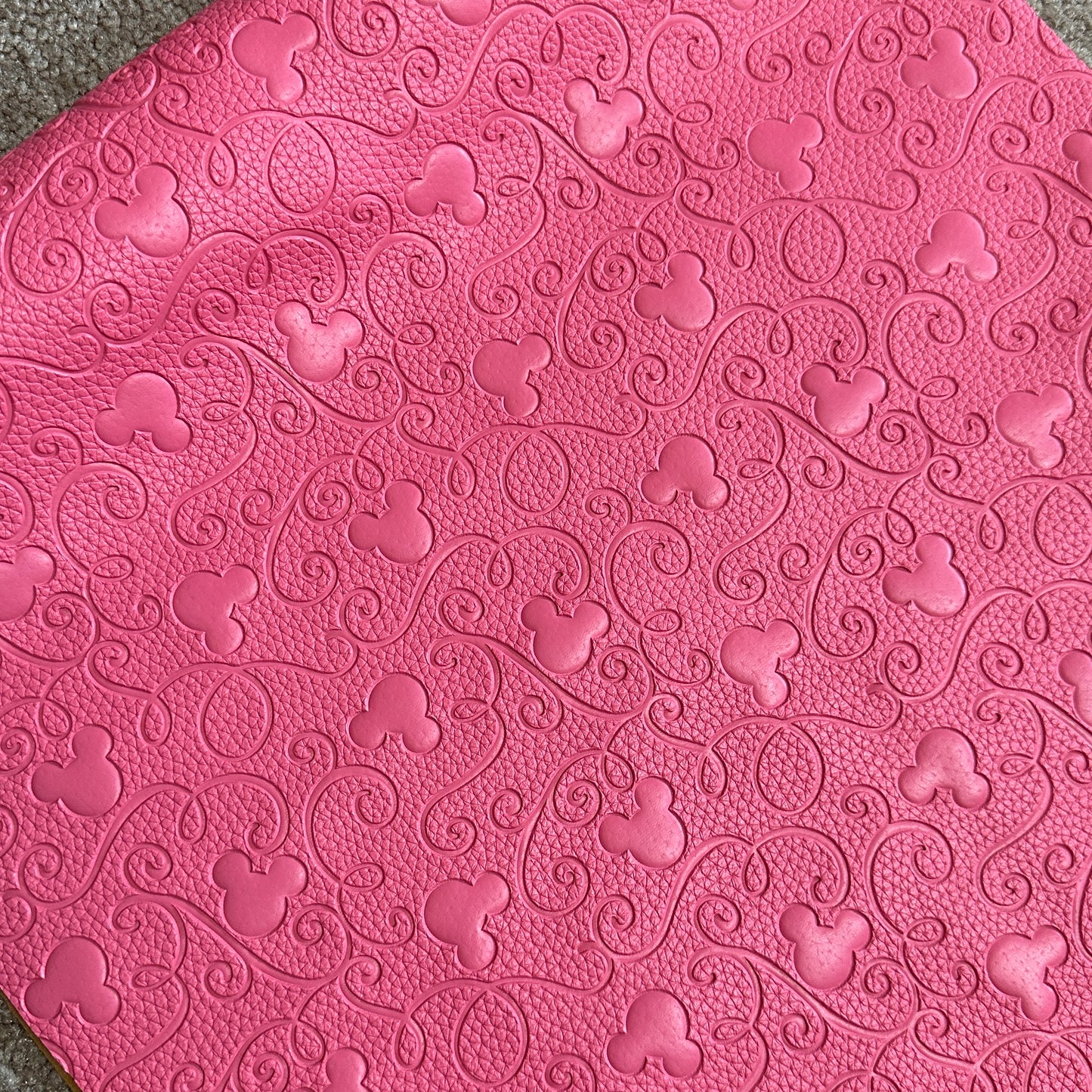 Blush Pink "Mouse Swirl" Pebble Texture - EMBOSSED VINYL