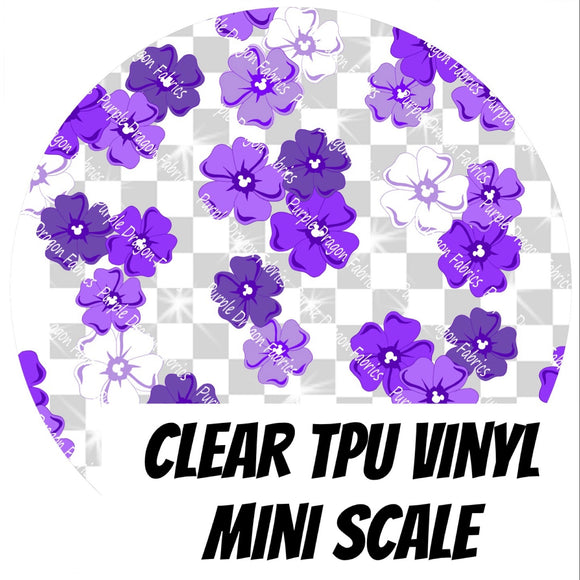 Floral Friends - Fig Floral Coordinate (Mini Scale) - CLEAR TPU VINYL