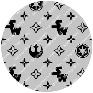 Galaxy Medallion (GRAY) - WATER RESISTANT CANVAS