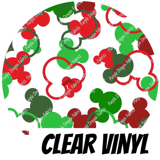 Xmas-fetti - CLEAR PVC VINYL