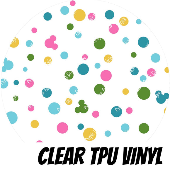 Run Dots - CLEAR TPU VINYL