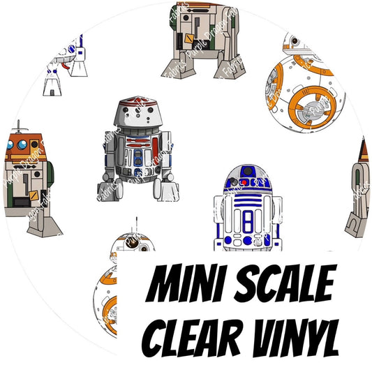 Droids (MINI SCALE) - CLEAR PVC VINYL