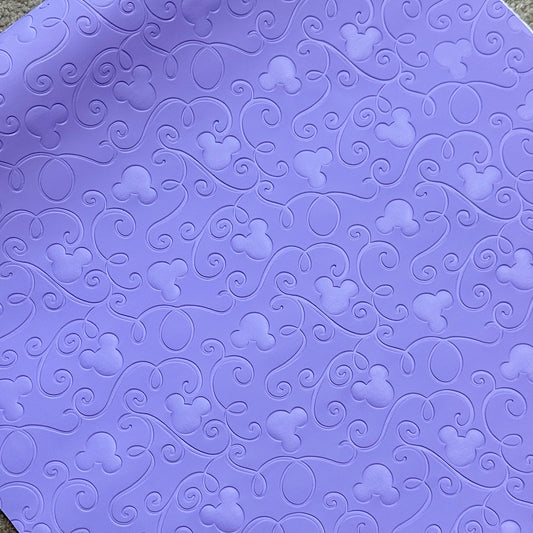 Lavender "Mouse Swirl" Smooth Texture - EMBOSSED VINYL