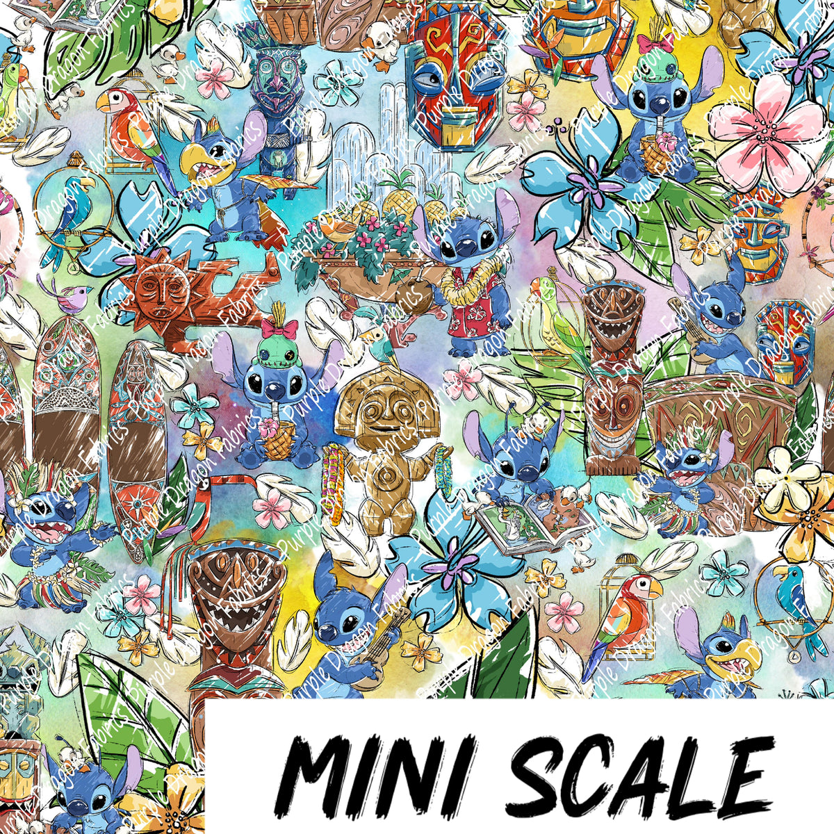 Tiki Stitch - MINI SCALE