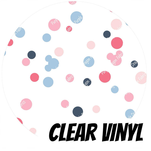 Cherry Blossom Dots - CLEAR VINYL