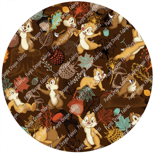 Fall Chipmunks - BAMBOO KNIT