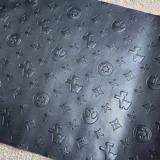 Black "Galaxy" Smooth Texture - EMBOSSED VINYL