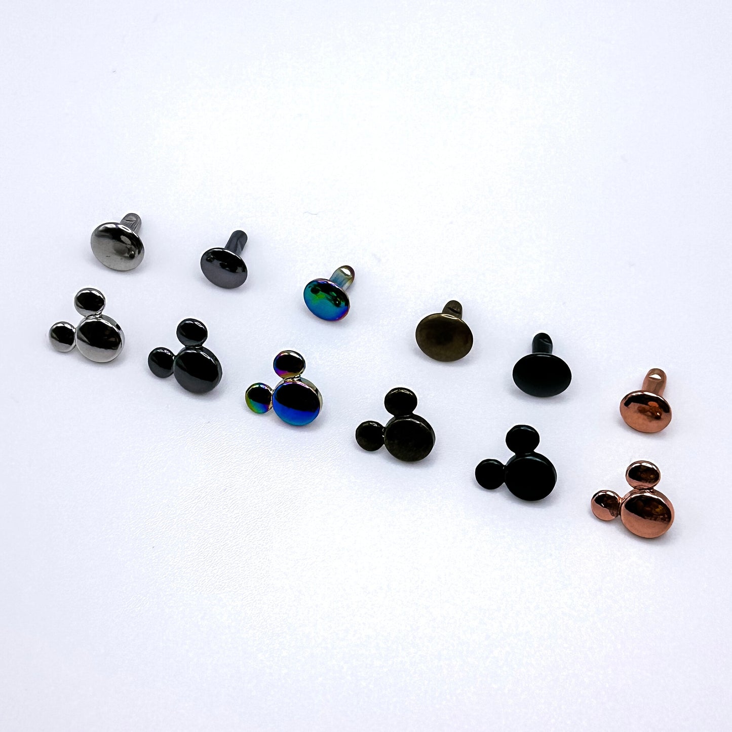 Mouse Rivets - pack of 10 sets