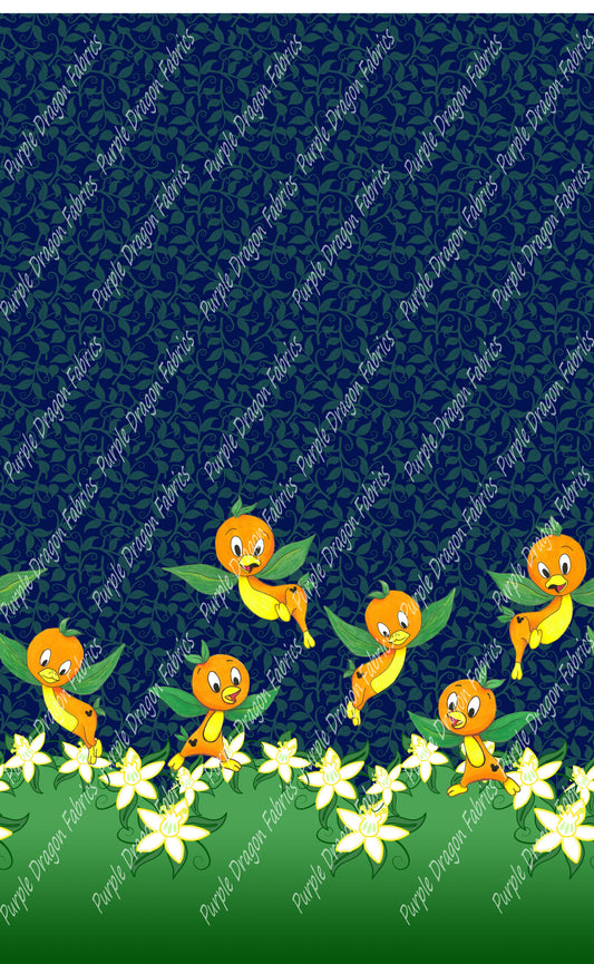 * PRE-ORDER - Citrus Bird (Navy) - BORDER