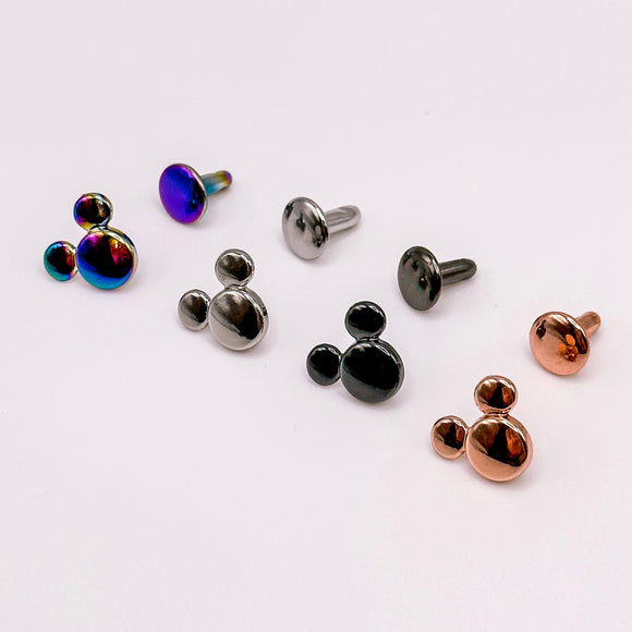 Mouse Rivets - pack of 10 sets