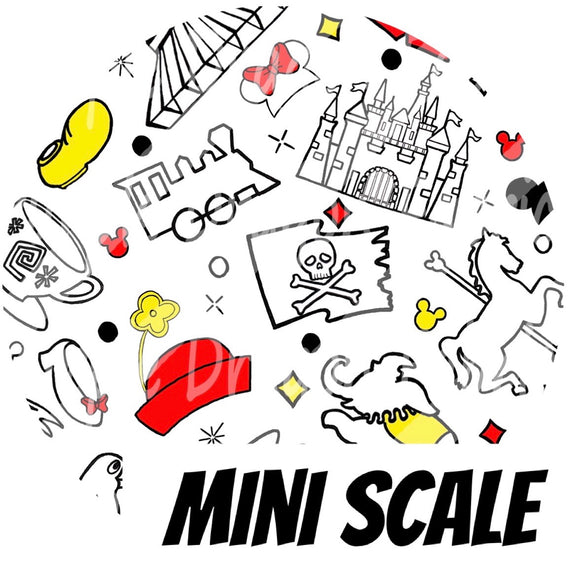 Mouse Doodles - MINI SCALE - KNIT