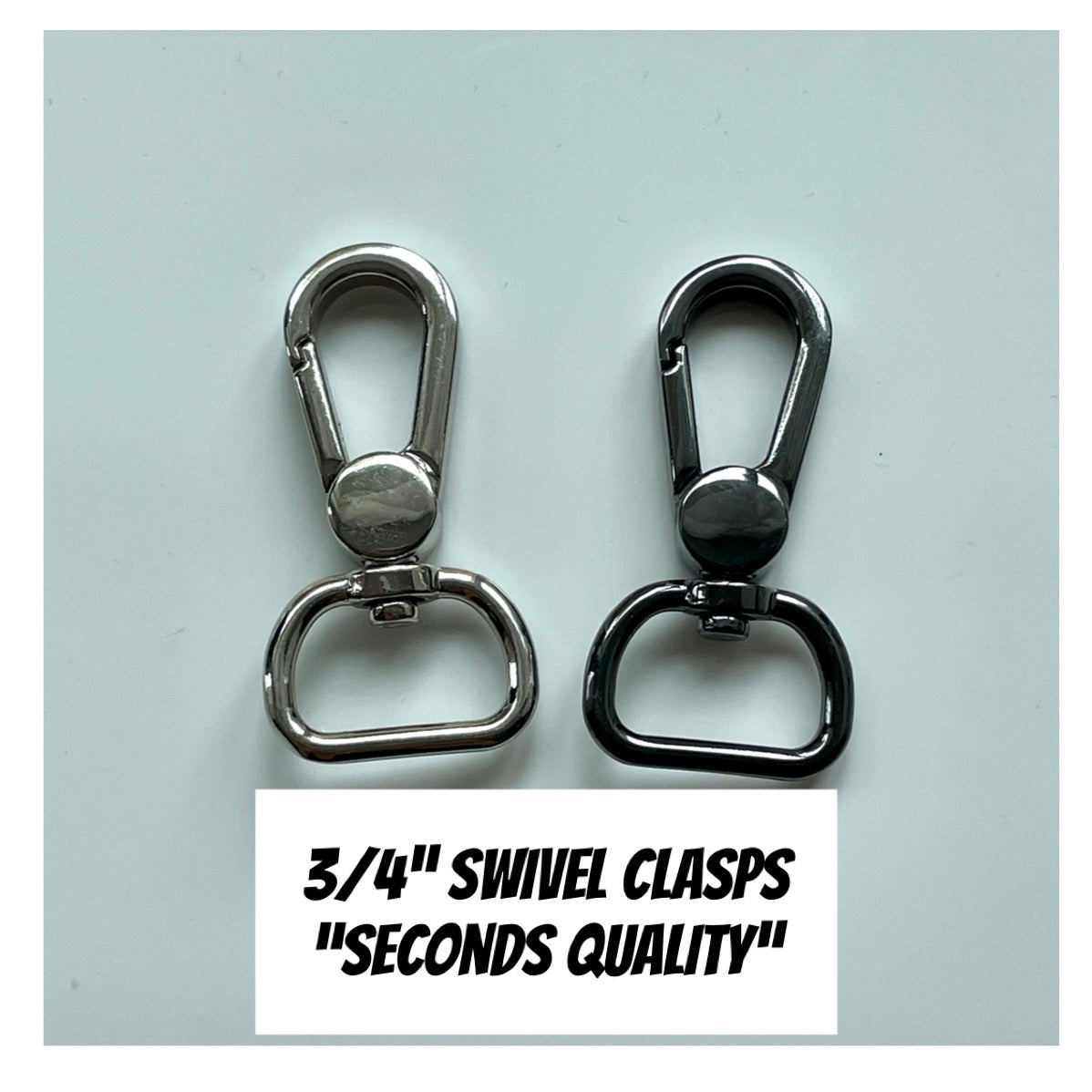 "Seconds Quality" - 3/4" Swivel Clasps - Pack of 10