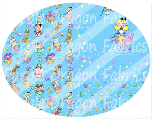 Tea Party (Blue) - Panel Set