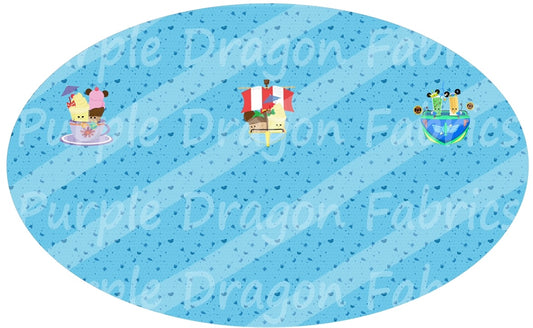 Teacup/Pan/Buzz Happiest Snacks Panels - Set of 3