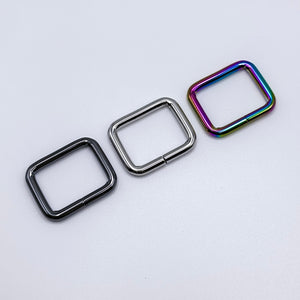 1" Square Rings - Pack of 2
